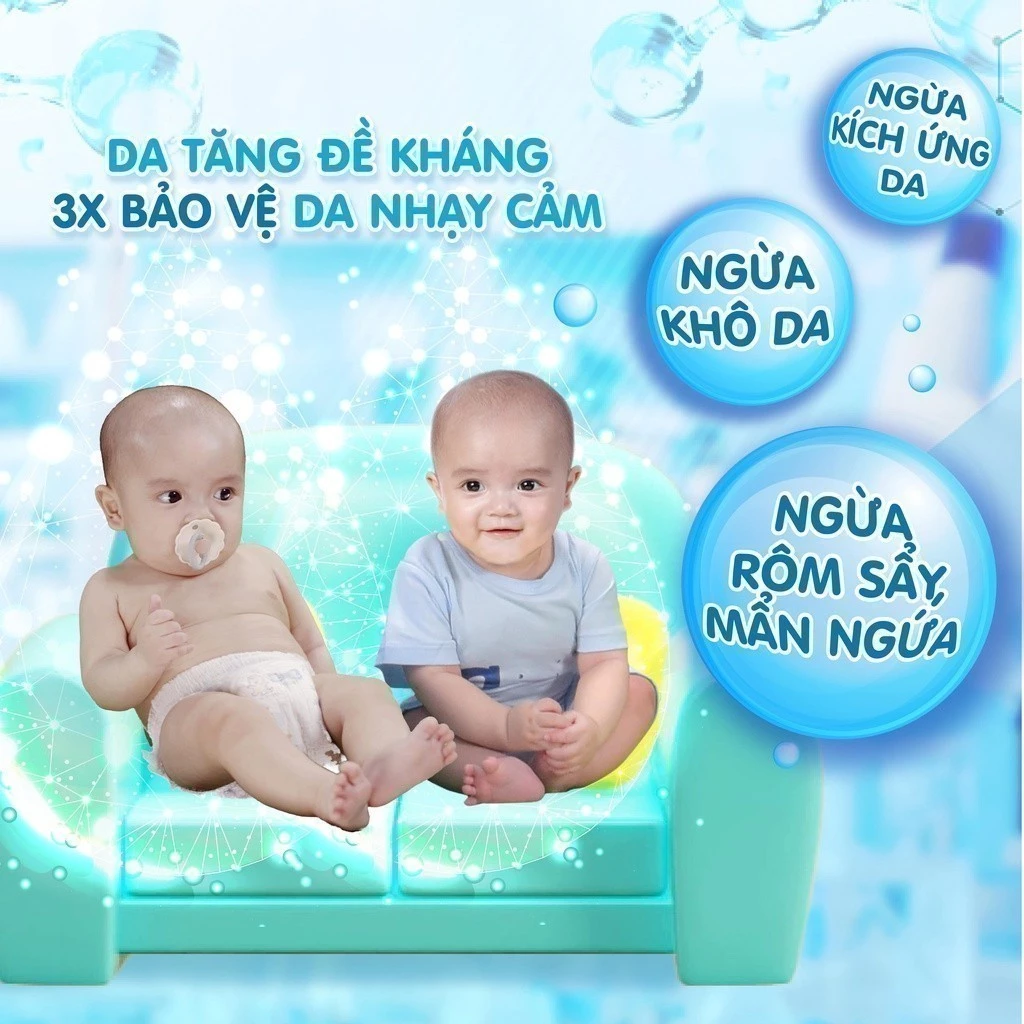  Sữa tắm gội toàn thân mềm mịn Johnson's baby bath Cotton touch 500ml 
