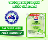  Túi Nước Lau Sàn 365 Max Botany Tinh Dầu Sả Chanh 3.6 Lít Làm sạch bóng sàn nhà, an toàn cho da bé 