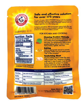  Bột Baking Soda Arm & Hammer 100g 