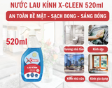  Lau Kính XCleen 520ml/3.6kg 