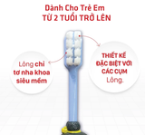  Bàn Chải Đánh Răng Trẻ Em LIPZO Kids S3 – Lông Chỉ Tơ Nha Khoa Mềm Mại Cho Bé Từ 2 Tuổi 