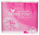  Giấy vệ sinh Bless You Alavie (9-10 cuộn/ lốc) 