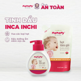  Bọt tắm gội thiên nhiên Mamamy chai 400ml cho bé gốc thực vật, dịu lành 