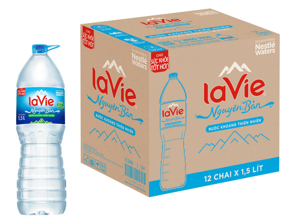  Nước khoáng thiên nhiên Lavie 1.5L 