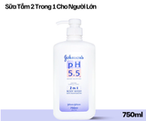  Sữa tắm Johnson's Adult dành cho người lớn 750ml 