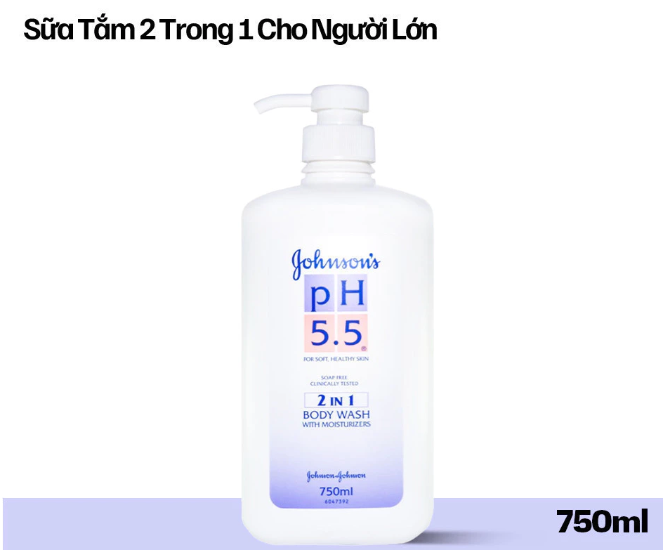  Sữa tắm Johnson's Adult dành cho người lớn 750ml 