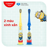  Bàn chải đánh răng điện Colgate Sonic Minion dành cho bé công nghệ sóng âm 