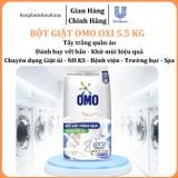  Bột giặt Omo Oxi tẩy mạnh, trắng sáng, đánh bay vết bẩn chuyên dụng Giặt ủi/Nhà hàng/Khách sạn/Trường học/Bệnh viện/Spa 