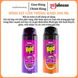  Bình Xịt Côn Trùng RAID 300 ml 
