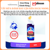  Tẩy Rửa Đánh Bay Cặn Bẩn DUCK Hương Cam Quýt 900ml 
