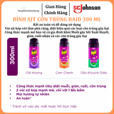  Bình Xịt Côn Trùng RAID 300 ml 