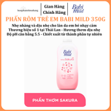  Phấn Rôm Trẻ Em Babi Mild 350g 