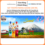  Xịt phòng KAORI hương nước hoa, chất khử mùi, thơm phòng, hương hoa 280ml Nhật Bản 