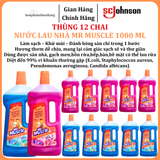  Nước Lau Nhà Diệt Khuẩn Sáng Bóng MR MUSCLE 1000 ml 