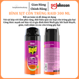  Bình Xịt Côn Trùng RAID 300 ml 