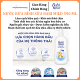  Nước Rửa Bình Sữa Cho Bé Babi Mild Utensil Cleaner 590 ml 
