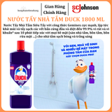  Tẩy Rửa Nhà Tắm DUCK Siêu Tẩy Pro 1800ml 