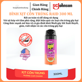  Bình Xịt Côn Trùng RAID 300 ml 