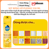  Xịt Bóng Gỗ PLEDGE Hương Chanh Làm Sạch Và Bảo Vệ Bề Mặt 330 ml 