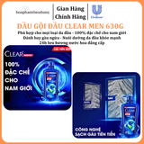  Dầu Gội Đầu cho nam Clear Men đánh bay gàu, ngứa và vi khuẩn mát lạnh cực đỉnh suốt ngày dài 600-900g 