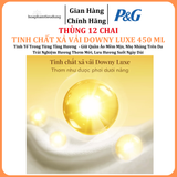  Tinh Chất Xả Vải DOWNY LUXE Tinh Chất Mặt Trời Thơm Như Được Phơi Dưới Nắng - Chai 450ml & Túi 1L 