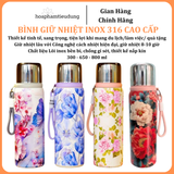  Bộ sưu tập Bình/Ly giữ nhiệt Inox 316 tinh tế, thời trang, tiện lợi thích hợp làm quà tặng/ mang theo đi làm, đi học/ du lịch 