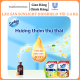 Nước lau sàn Sunlight BIOSHIELD Ngăn côn trùng hiệu quả Túi 3.4 Kg 