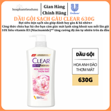  Dầu gội sạch gàu Clear đánh bay gàu & nhờn ngứa, sảng khoái cả ngày dài 630g 