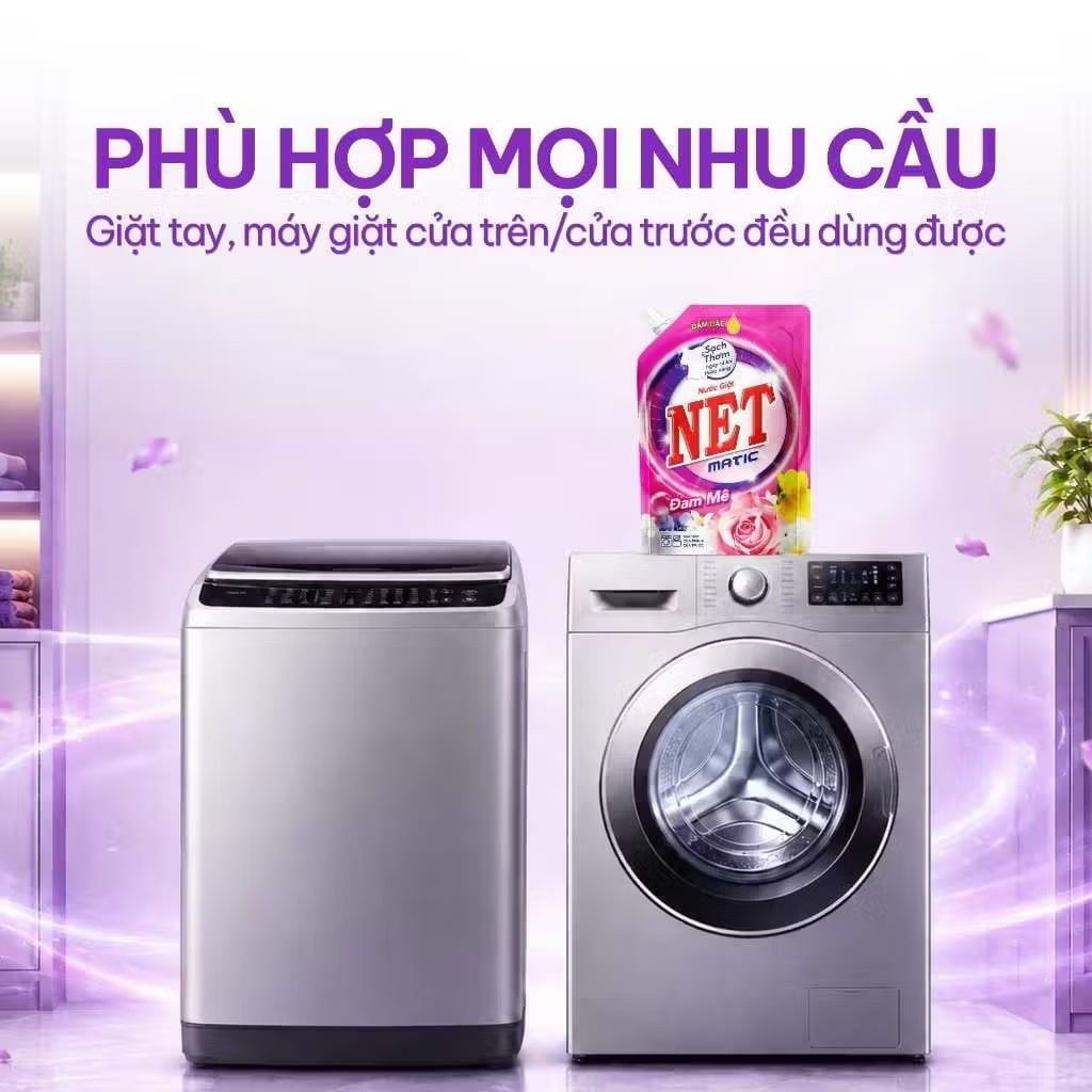  Nước giặt NET Matic túi x 3kg 