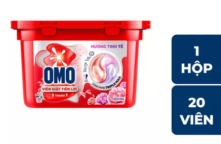  Hộp Viên Giặt Tiện Lợi OMO 210g 