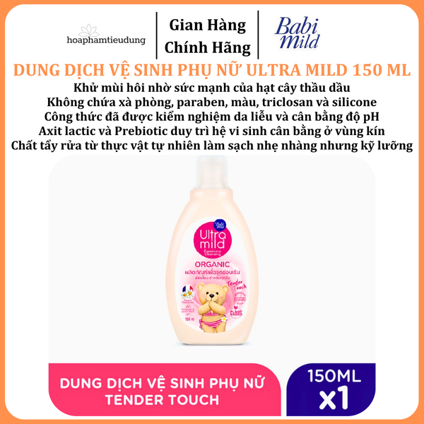  Dung Dịch Vệ Sinh Phụ Nữ Ultra Mild 150 ml 