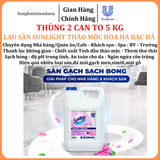  Nước lau sàn Sunlight 5 kg chuyên dụng Nhà hàng - Khách sạn - Bệnh viện - Trường - Spa 