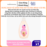  Dung Dịch Vệ Sinh Phụ Nữ Ultra Mild 150 ml 