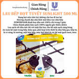  Bọt tuyết lau bếp Sunlight POWERFOAM - Đánh bay dầu mỡ 100%, siêu tiện trong 5 giây 500ml 