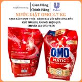  Nước giặt Omo Matic sạch sâu thơm lâu 3.7 kg 