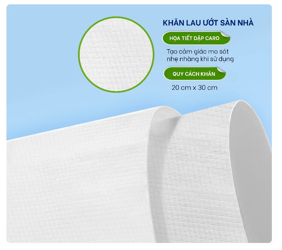 Khăn Ướt Lau Sàn LET-GREEN Kháng Khuẩn, Đuổi Kiến, Phòng Mạt 12 Tờ/Bao 
