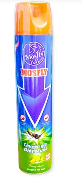  Xịt côn trùng Mosfly SuperMax chanh 700ml 