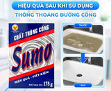  BỘT THÔNG CỐNG SUMO 175G – Thông Sạch Cặn Bã, Tóc, Rác Thải, Khử Mùi Hôi Tức Thì 