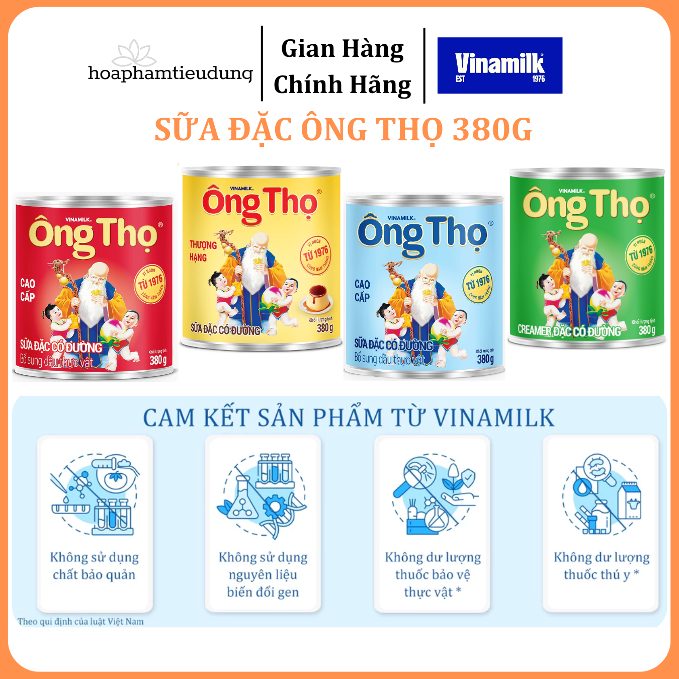  Sữa đặc Ông Thọ 380g 