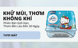  GLADE Sáp Thơm Phiên Bản Giới Hạn Hello Kitty Khử Mùi Lưu Hương Bền Lâu 180g 
