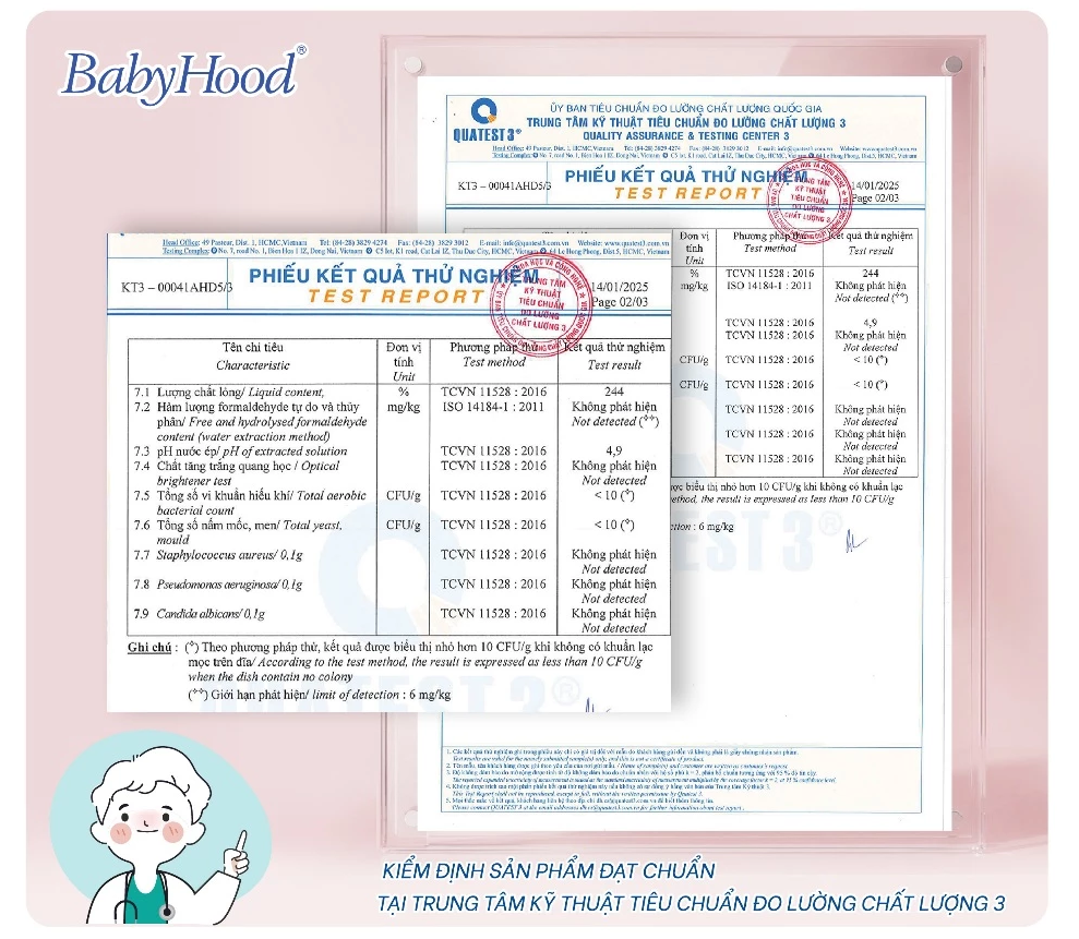  Khăn Ướt Em Bé Không Mùi BABYHOOD 20 Miếng Vải Rayon Mềm Mại, Không Kích Ứng, An Toàn Cho Bé 