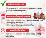  Lọ tỏa hương Aumira 180g hương thơm tự nhiên dễ chịu, sáp thơm phòng khử mùi thế hệ mới 45 ngày 