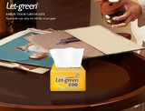  Khăn Giấy Lụa Let-green 200 Tờ/Bao, 2 Lớp/Tờ 