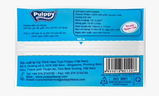  Khăn Giấy Bỏ Túi Pulppy Compact 