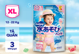  Tã/Bỉm quần bơi Moony bé trai/bé gái size L3/XL3 - nhập khẩu Nhật Bản 
