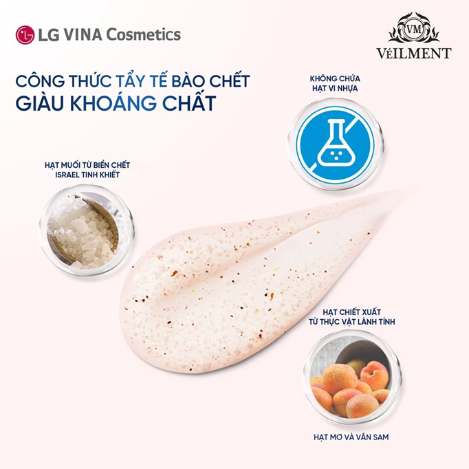  Sữa tắm hạt On The Body Veilment Natural Spa Himalaya Pink Salt 600g 