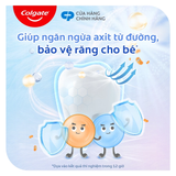  Kem đánh răng Colgate cho bé Fluffy họa tiết thú cưng hương dâu, dạng nhấn dễ sử dụng 85g 
