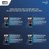  Sữa Rửa Mặt Men Biore Hạt Tác Động Kép Sạch Nhờn 100g 