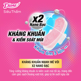  Băng vệ sinh Diana Siêu Thấm Siêu Mỏng Cánh 38 miếng/gói 