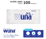  Thùng 300 Cái Khăn Lạnh Không Mùi Super WUNA 20x25cm - Vải Không Dệt Cao Cấp, Mềm Mại 